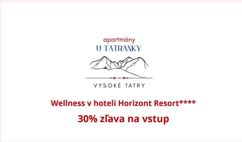 Apartmany U Tatranky Татранска Ломница Экстерьер фото